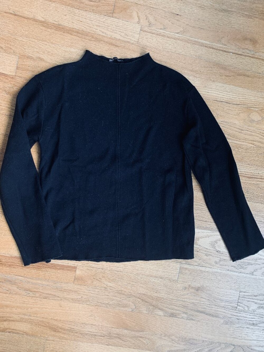 Zara Small Black Sweater, Made in Portugal